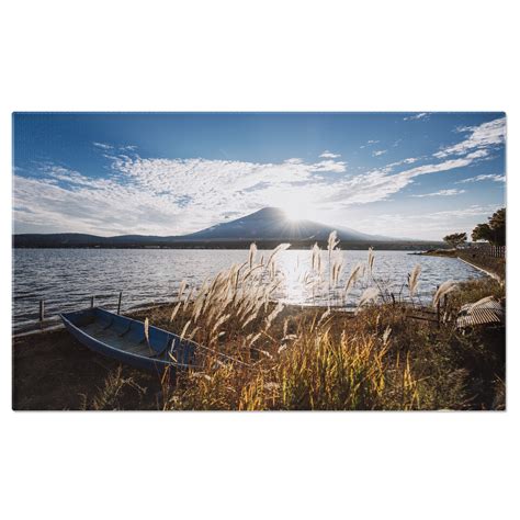 Tablou Canvas Vedere la Muntele Fuji Cel Mai Faimos Munte din Japonia ...