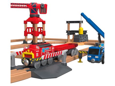 Playtive Holz Eisenbahn Baustelle Teilig Lidl