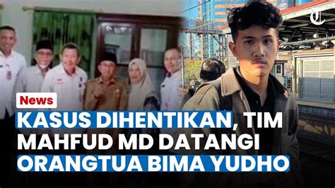 Kasus Dihentikan Mahfud Md Turun Tangan Utus Tim Datangi Orangtua