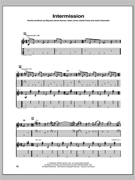 Intermission by Tool - Guitar Tab - Guitar Instructor