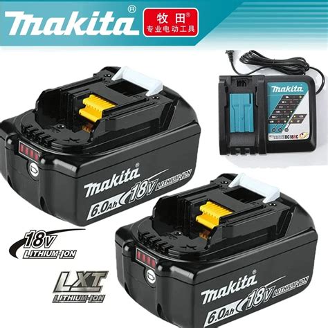 100 Makita Original 18v 6000mah Lithium Ion Rechargeable Battery 18v Drill Replacement