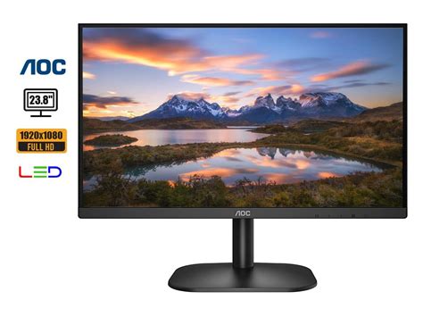 MONITOR AOC 23 8 PULGADAS 24B2XHM LED HD RESOLUCION 1920 1080 FULL