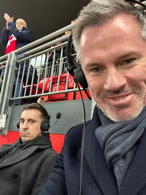 Jamie Carragher Shares Hilarious Picture Of Gary Neville As Liverpool