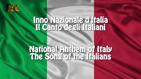 National Anthem Of Italy Il Canto Degli Italiani Lyrics Iten Since