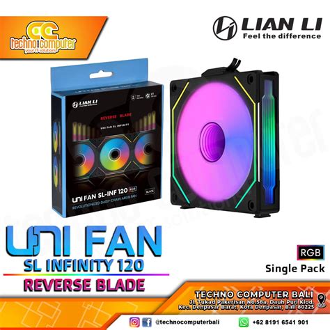 Fan Casing Lian Li Uni Fan Sl Infinity Reverse Blade Black Mm