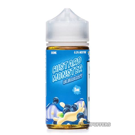 Blueberry Custard Monster E Juice 100ml Huff And Puffers