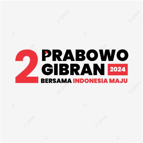 Prabowo Gibran Logo Vector Presidential Candidate Prabowo Prabowo