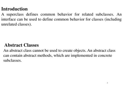 Chapter 15 Abstract Classes And Interfaces Ppt Download