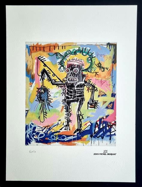 Sold Price Jean Michel Basquiat Lithographie Signed Numbered Coa