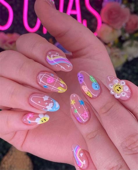 Ongles Hippie Nails Gel Nails Stylish Nails