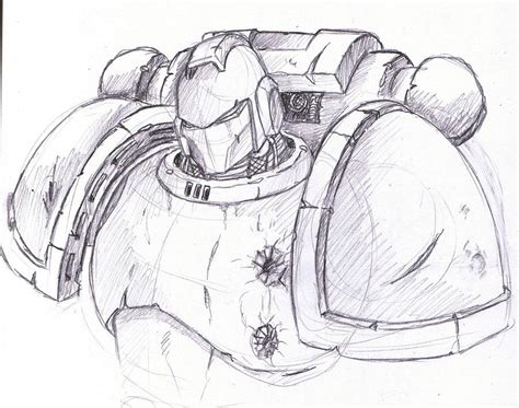 How To Draw A Space Marine Step By Step Tutorial Artofit