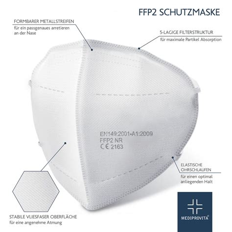 10 X FFP2 Maske Atemschutzmaske Mundschutz Kaufland De