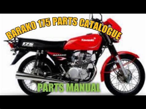 KAWASAKI BARAKO PARTS CATALOGUE PARTS MANUAL YouTube