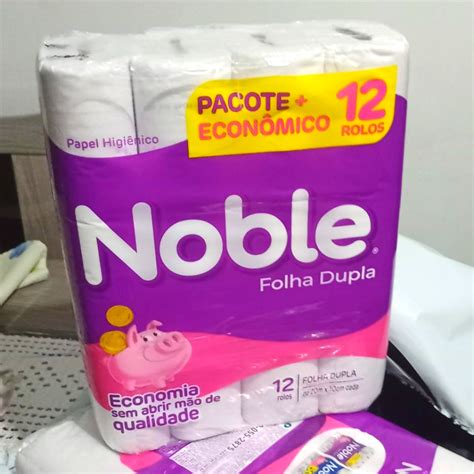 Noble Papel Higi Nico Folha Dupla Neutro Rolos De M Promoon