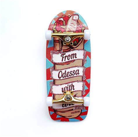 Custom Fingerboard Old School 38mm Odessa Etsy