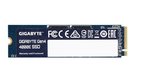 GIGABYTE Gen4 4000E SSD 500GB Key Features SSD GIGABYTE Global