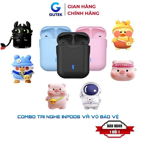 Combo Tai Nghe Bluetooth Kh Ng D Y Gutek Inpods I Pro Tws C M Ng