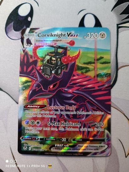 Pokémon Karta Full Art Corviknight Vmax Aukro