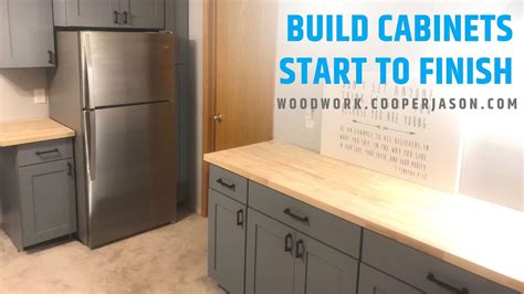 How To Build Diy Kitchen Cabinets Start To Finish Youtube