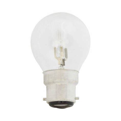 Status Halogen Round W Bc Clear Bulb