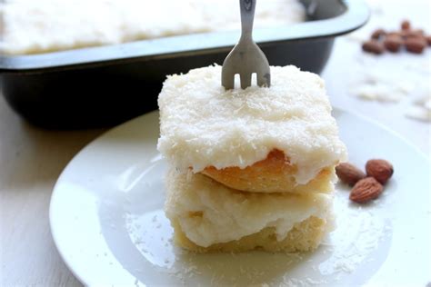 Coconut Almond Greek Yoghurt Sheet Cake Berry Sweet Life