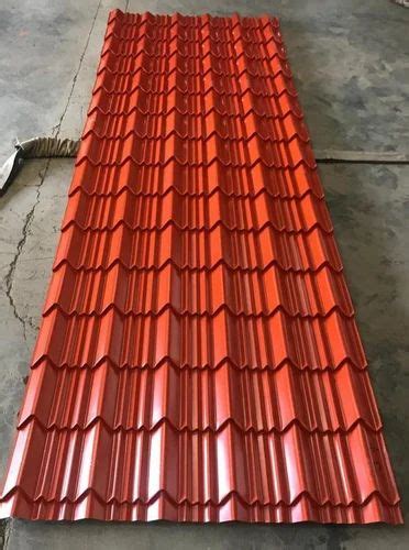 On Demand Jsw Tile Profile Roofing Sheet Mm At Rs Sq Ft In Surat