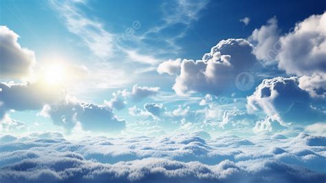 Sky White Clouds Background, Sky, Cloud, Blue Sky Background Image And ...