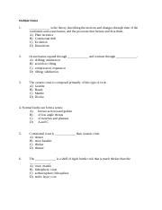 ChapterTwelve Docx Multiple Choice 1 Is The Theory Describing The