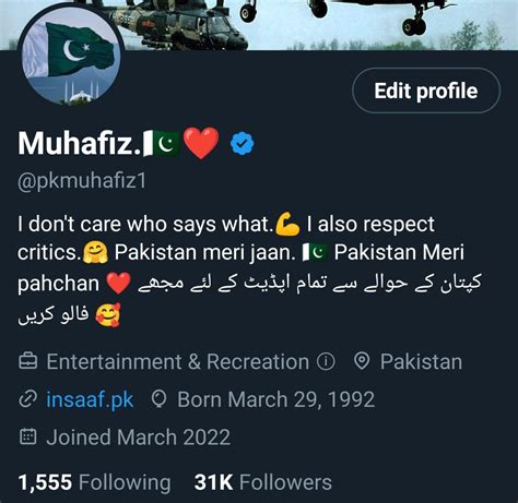 Muhafiz🇵🇰 ️ On Twitter 31k Complete 💝🥳🎉 آج پھر میں اپنی ٹویٹر فیملی