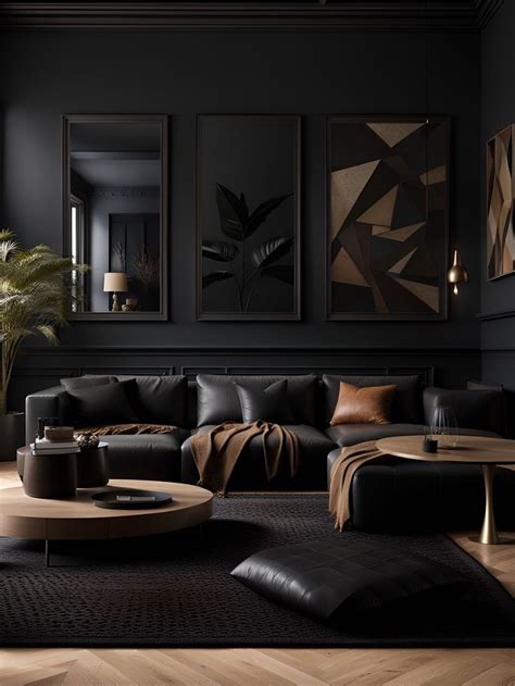 Embrace the Elegance: Dark Living Room Decor Ideas | Dark living rooms ...