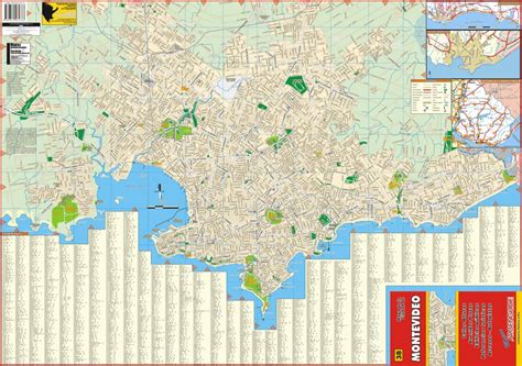 Mapa De La Ciudad De Montevideo Map By Mapas Argenguide De Latinbaires