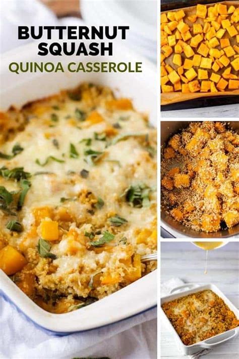 Butternut Squash Quinoa Casserole Gluten Free And Vegetarian