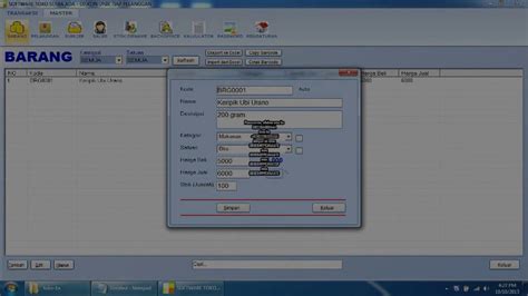 Software Program Aplikasi Pembukuan Dan Kasir Toko Komputer Dan Laptop