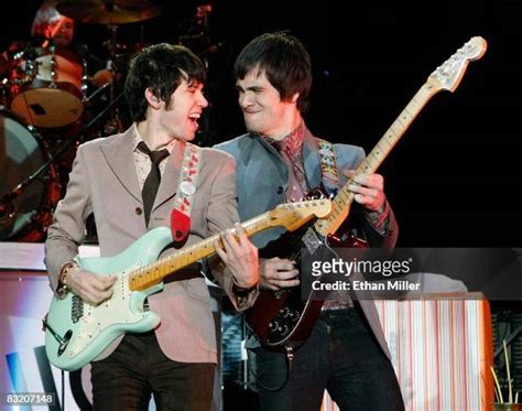 Panic At The Disco Guitarist Ryan Ross And Frontman Brendon Urie News Photo Getty Images