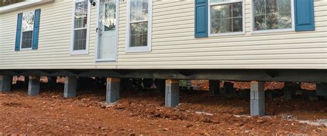 Mobile Home Foundation Types Pier And Beam Concrete Runners Or Slabs