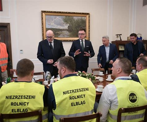 Protest Rolnik W W Warszawie Trwa Manifestuj Cy Spotkali Si Z