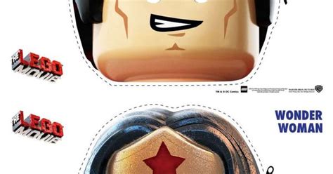 The Lego Movie Character Mask Cut Outs Not Terrifying At All