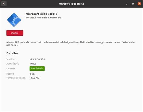 Cómo instalar actualizar y desinstalar Microsoft Edge en Linux