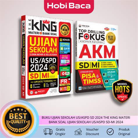 Jual Buku Ujian Sekolah Us Aspd Sd The King Materi Bank Soal Ujian