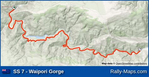 Karte Wp Waipori Gorge Otago Rally Aprc Rallyekarte De