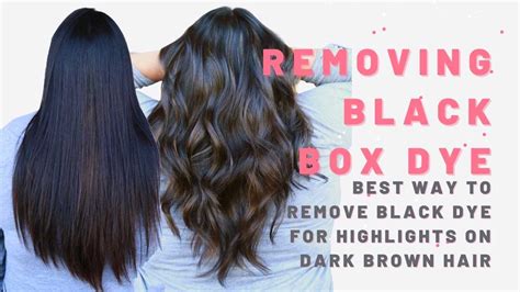 Removing Black Box Dye Color Correction - Mirella Manelli