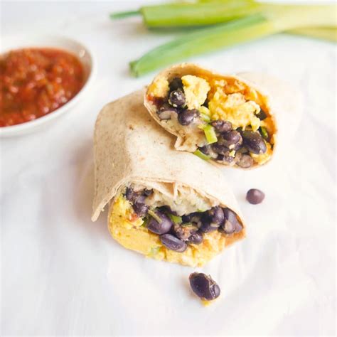 Black Bean Breakfast Burritos Healthy Recipes Ww Canada