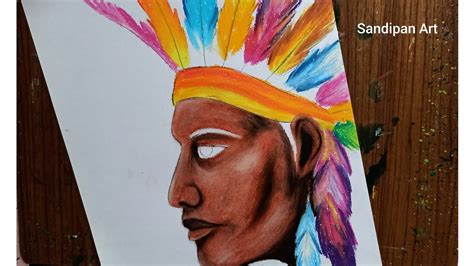 How To Draw Tribal Man Tribal Man Drawing Tribal Art Tribal Painting