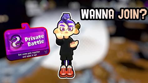 Playing Private Battles With Viewers Splatoon Youtube