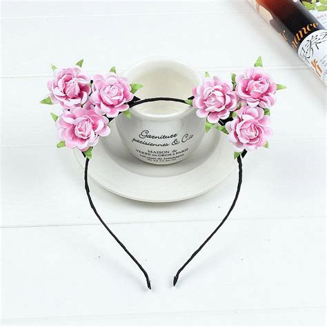 Cause Joyace Diadema Con Orejas De Gato Para Mujer Y Ni A Accesorios