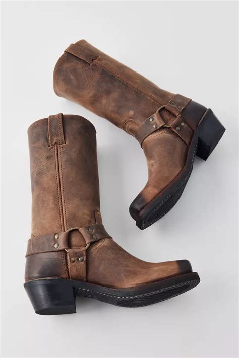 Frye Harness 12r Motorcycle Boot Urban Outfitters Canada