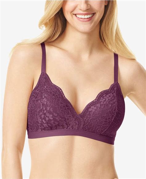 Warners Warner Lace Escape Wire Free Contour Bra Ro3301a Bra Warners Bra Women