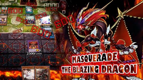 Master Duel Masquerade The Blazing Dragon Highlight Burn 600 To Win And Yugioh Deck Profile