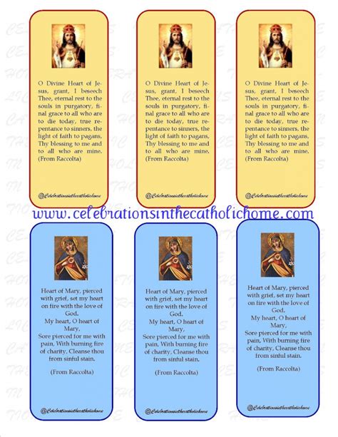 Printable Catholic Prayer Cards - Best FREE Printable