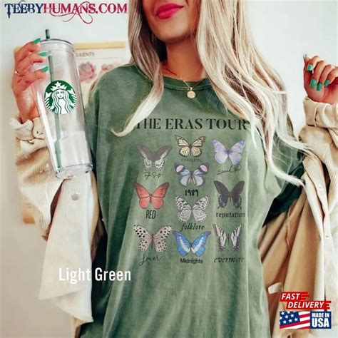 Comfort Colors® The Eras Tour Butterfly Vintage Shirt Swiftie 2023